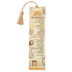 Vintage 90s "The Difference" Bookmark- inspirations, 1997 Quality Artworks PT105